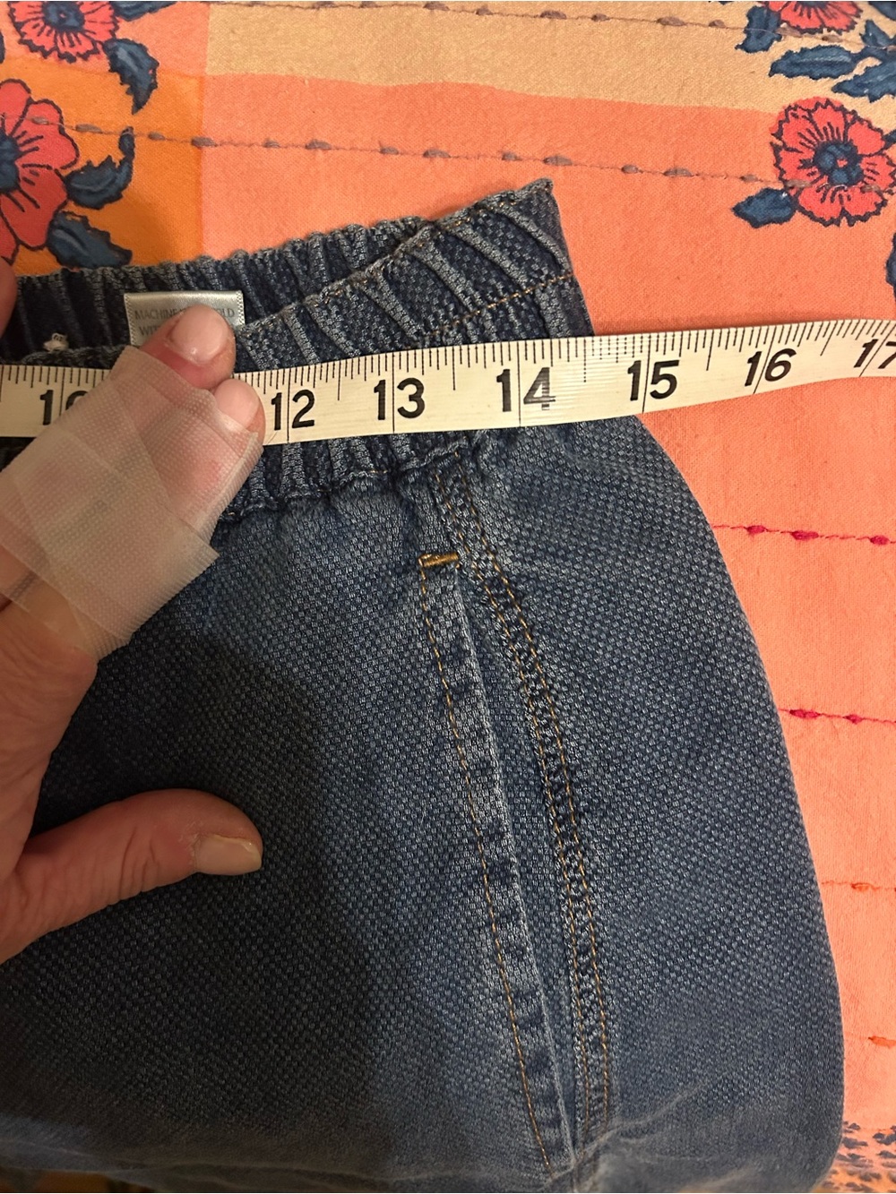 MAX Studio denim soft barrel leg pants - Picture 7 of 8